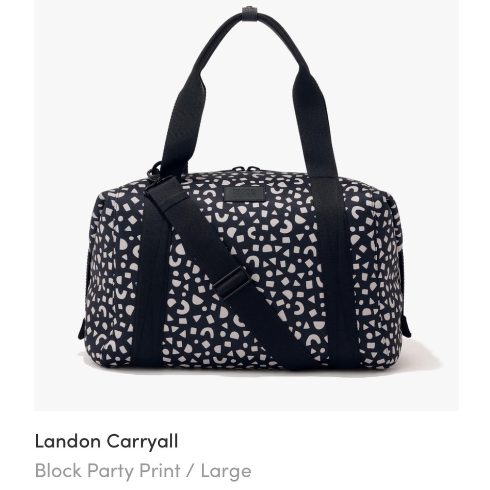 Dagne Dover Landon Carryall Bag Large Block Party